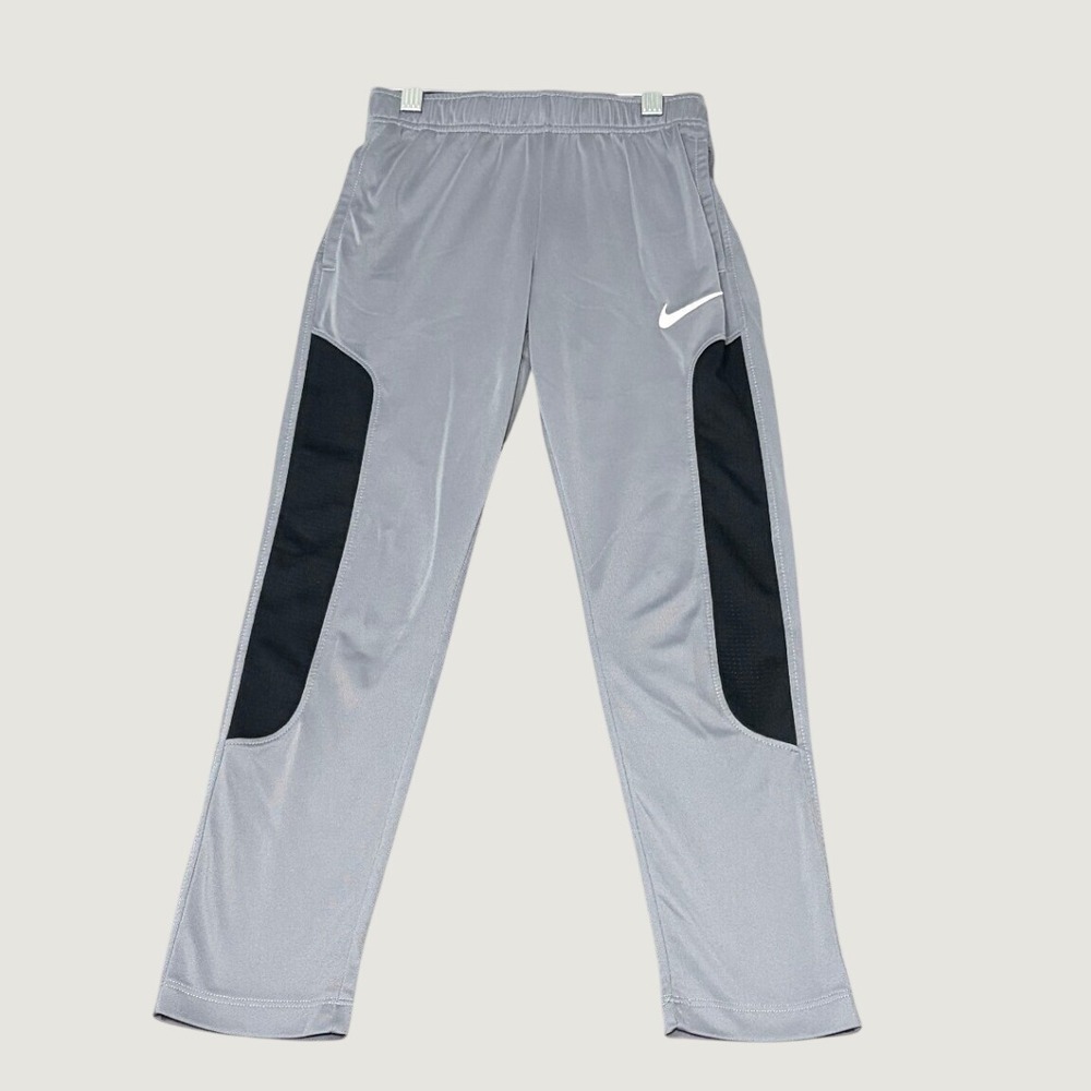 Nike Dri-FIT Academy Soccer Pants Gray Black CU9305-084 Kids Size S
